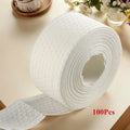 300-Roll Lint-Free Nail Cotton Wipes | UV Gel Polish Remover Nail Remover Wipes Qme 100PCS