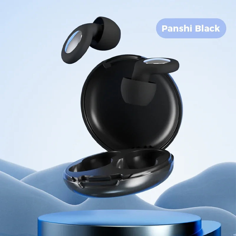 Soft Reusable Ear Plugs – Noise Reduction for Sleep & Travel Foam Ear Plugs Qme black