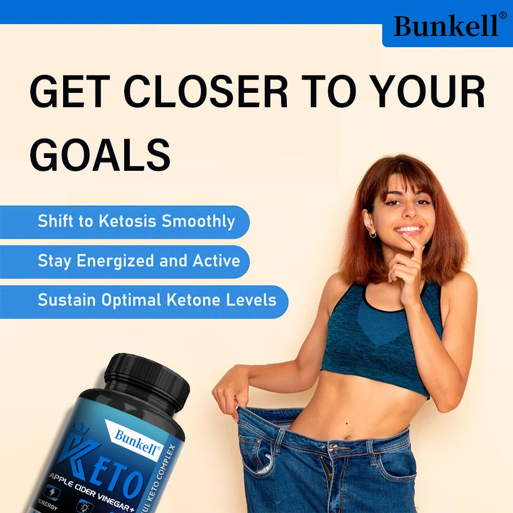 Keto + ACV Capsules – Ketosis & Weight Management, 60ct Keto ACV Supplement Qst