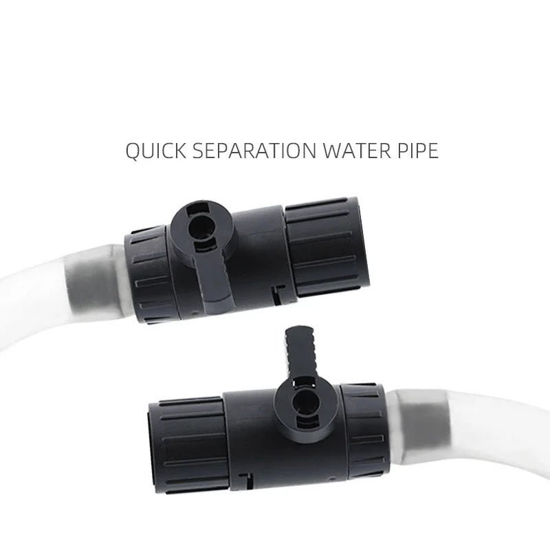 Aquarium Quick Release Tap Connector – Fish Tank Hose Valve Aquarium Hose Connector Qme
