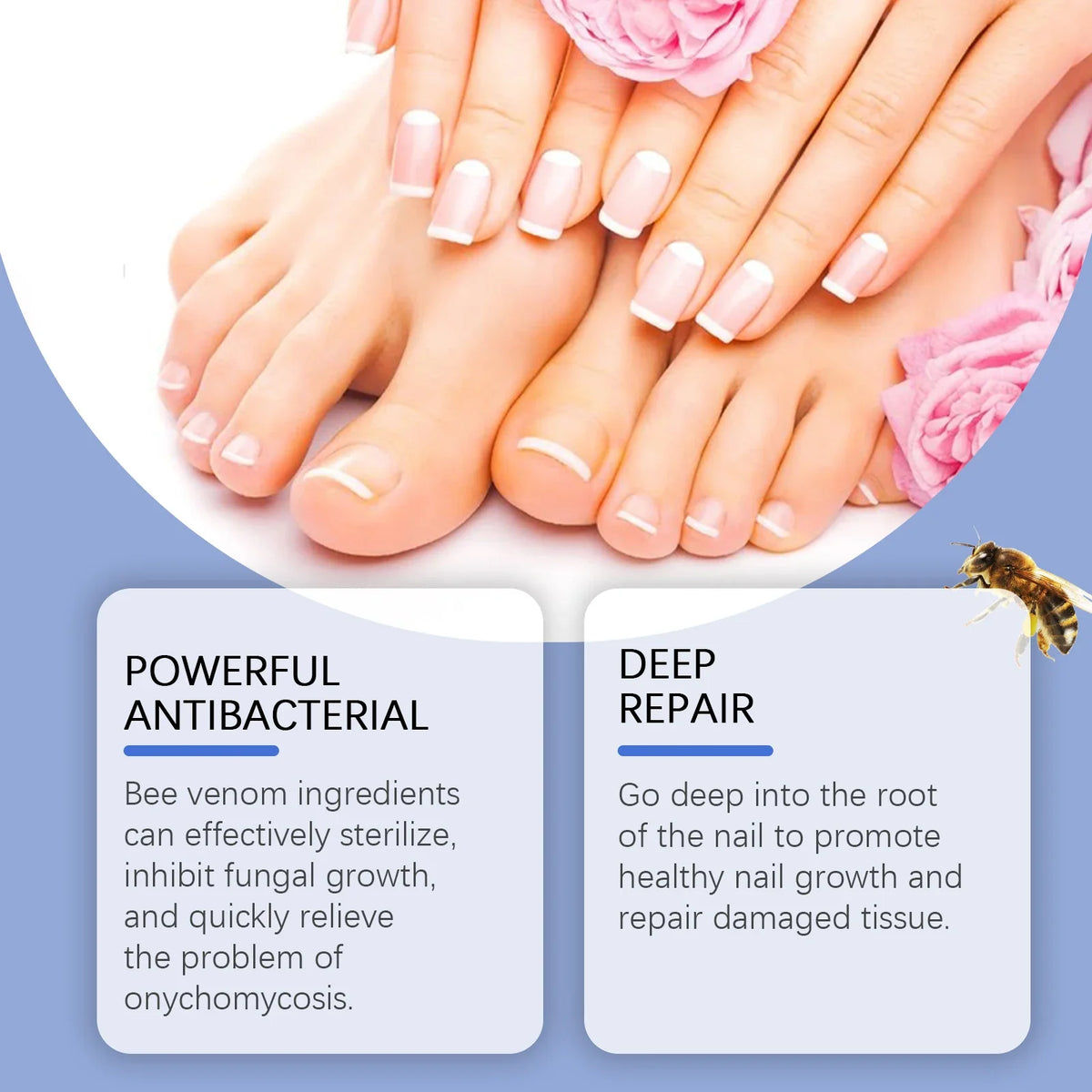 Bee Venom Tea Tree Nail Repair & Cuticle Care Serum 50ml Nail Repair Serum Qme
