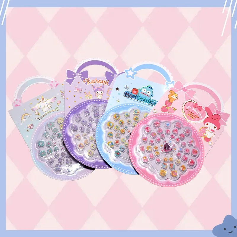 Hello Kitty Kuromi Cartoon Nail Stickers – Cute Decals Nail Sticker Decals Qme