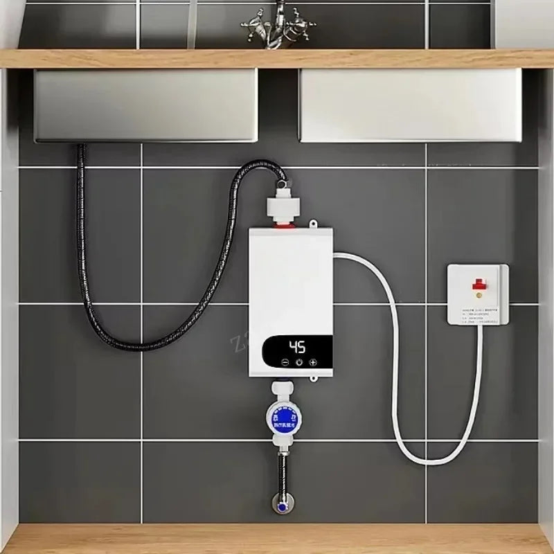 ZARTSEN 220V 5500W Instant Electric Water Heater | Portable Instant Water Heater Qst