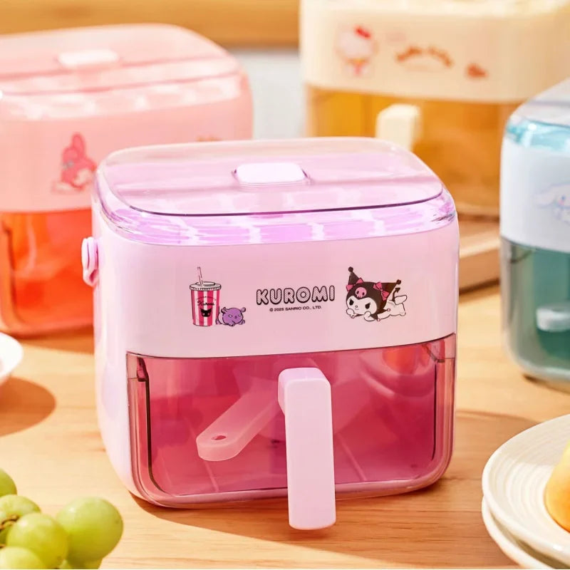 Hello Kitty Kuromi Ice Cube Tray Large Capacity Push Button Ice Cube Tray Mold Qme