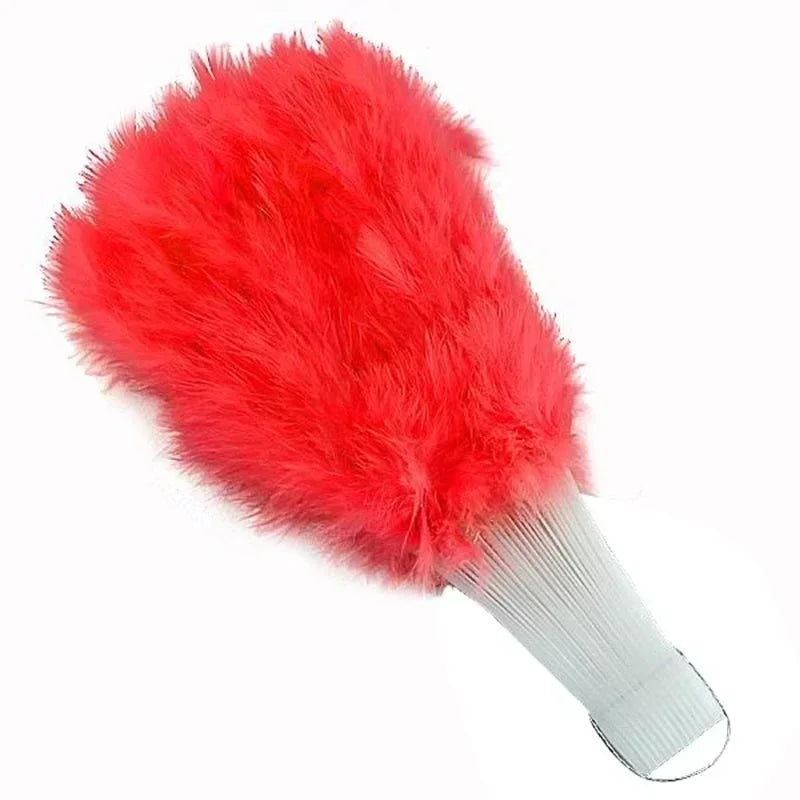 Soft Fluffy Feather Fan – Burlesque Dance & Fancy Dress Costume Feather Fan Qme