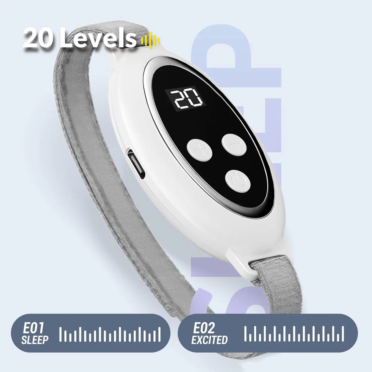 VIMYSHOW Microcurrent Sleep Aid Device – EMS Pulse Massager EMS Sleep Massager Qst