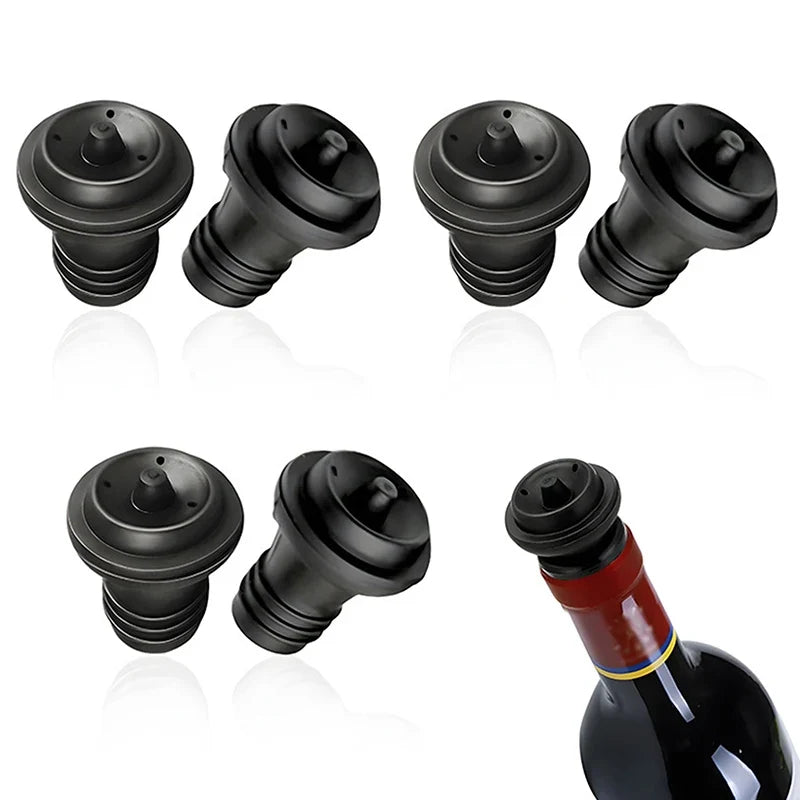 Stainless Steel Manual Vacuum Wine Stopper & Pump Saver Wine Stopper Qme
