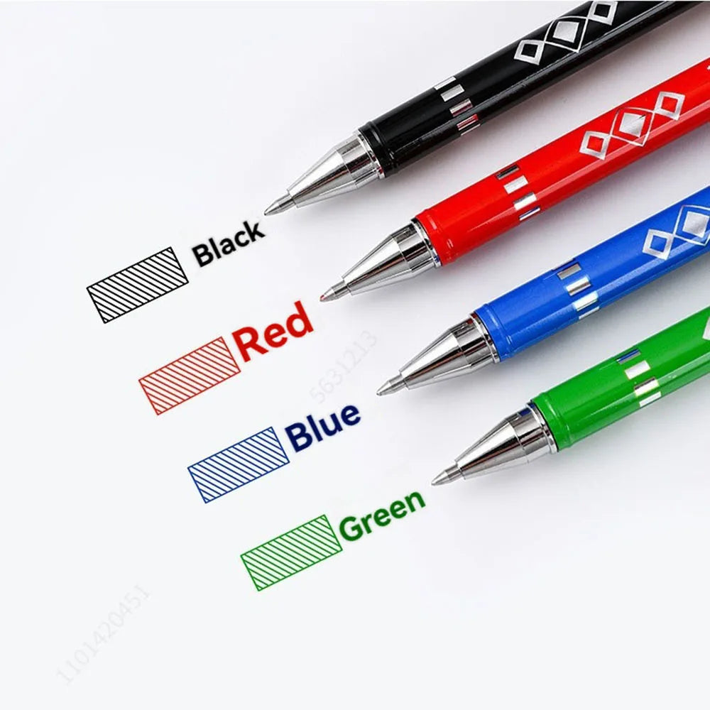 Heat Erasable Gel Pens 0.7mm Bullet Nib | 4-Color Set Erasable Gel Pens Qme