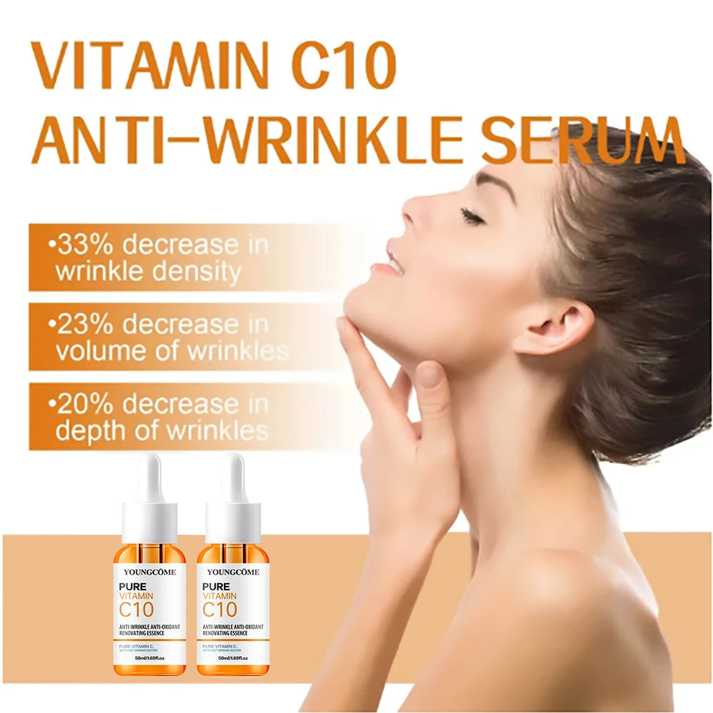 Vitamin C & Hyaluronic Acid Brightening Face Serum | REAROYA Brightening Face Serum Qst