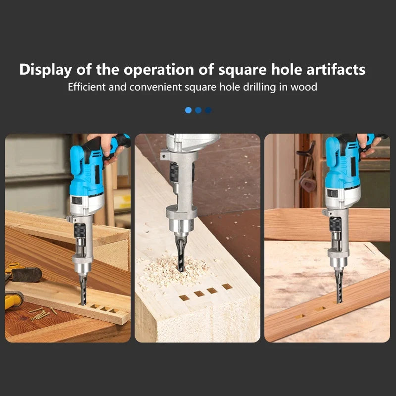 Square Hole Drill Bit Adapter Fixing Bracket – Aluminum Alloy Drill Bit Adapter Qme
