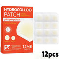 Invisible Hydrocolloid Pimple Patches 12 & 24 Count | Qme Pimple Patches Qme red-12pcs