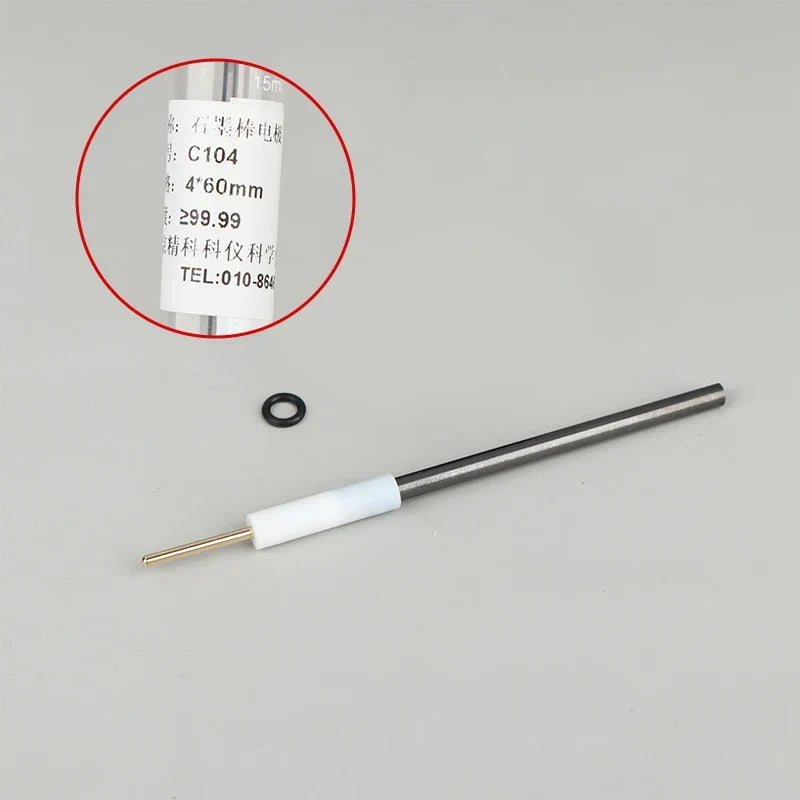 High-Purity Carbon Anode Electrode Rod – 3mm 4mm 5mm Electrolysis Carbon Electrode Rod Qme 4x60mm