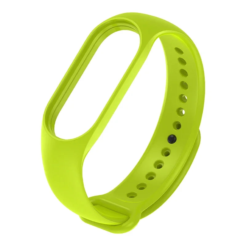 Silicone Strap for Xiaomi Mi Band 3 4 5 6 7 | 43 Colors