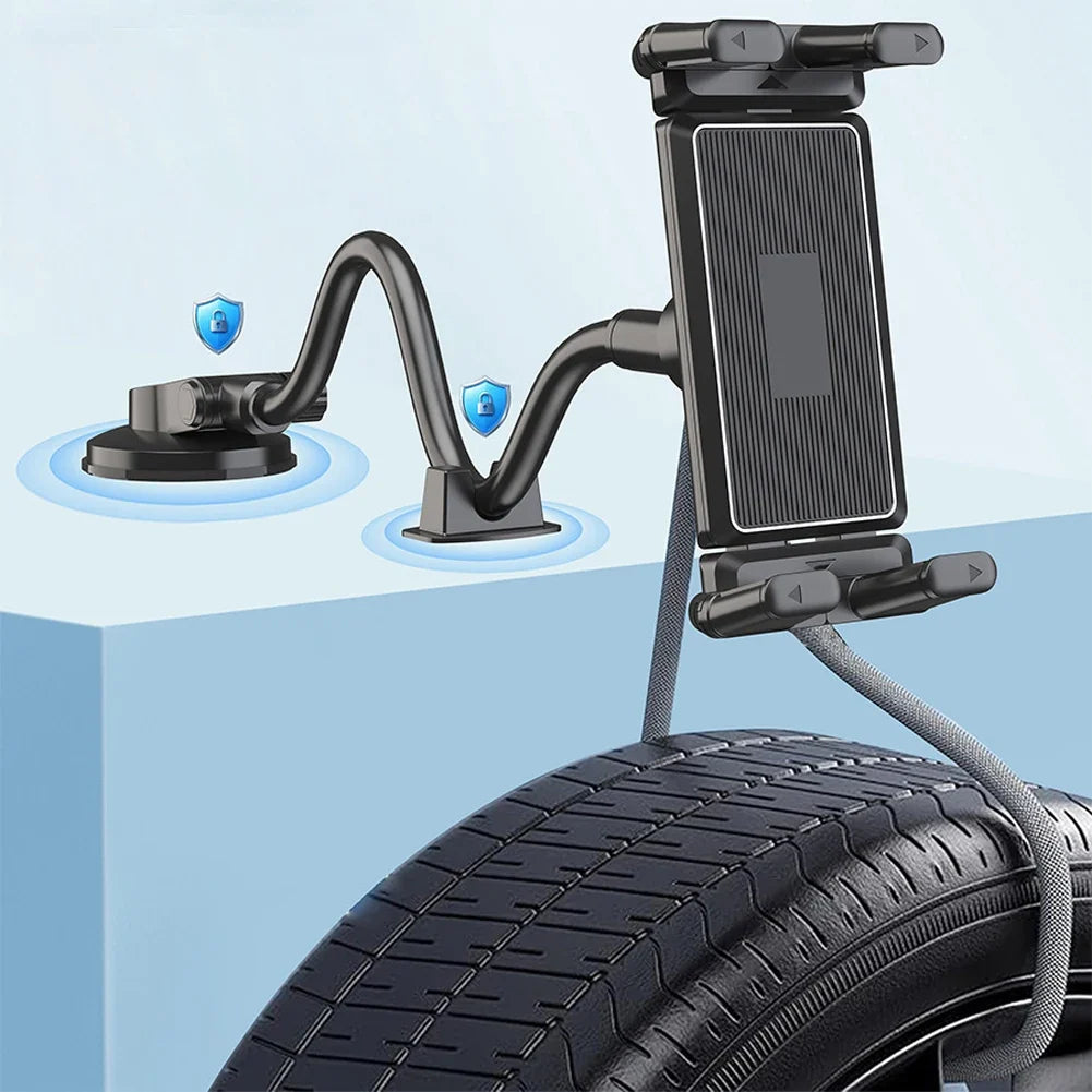 Suction Cup Car Tablet & Phone Mount – Windshield & Dashboard Car Phone Mount Qme