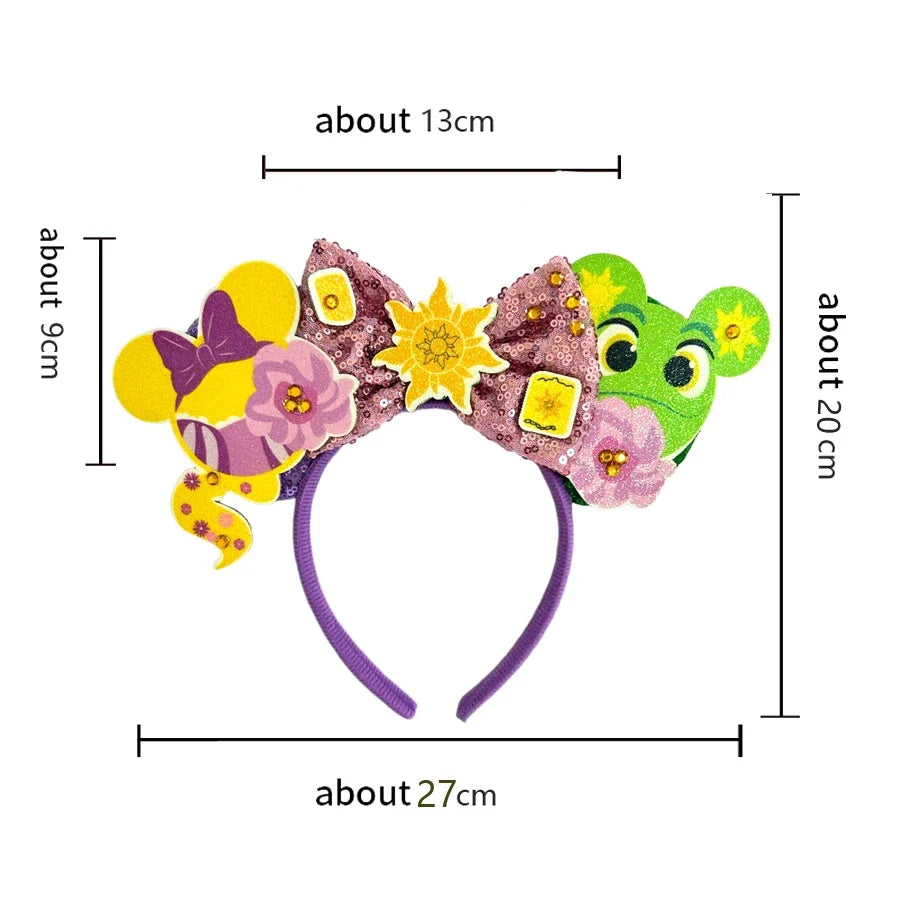 Sunflower Mouse Ears Princess Headband – Kids & Women Fashion Headband Qme