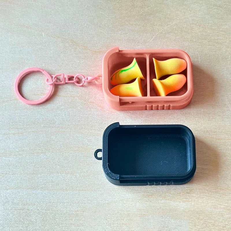 Portable Mini Storage Container for Earrings, Earplugs & Vitamins Mini Storage Container Qme