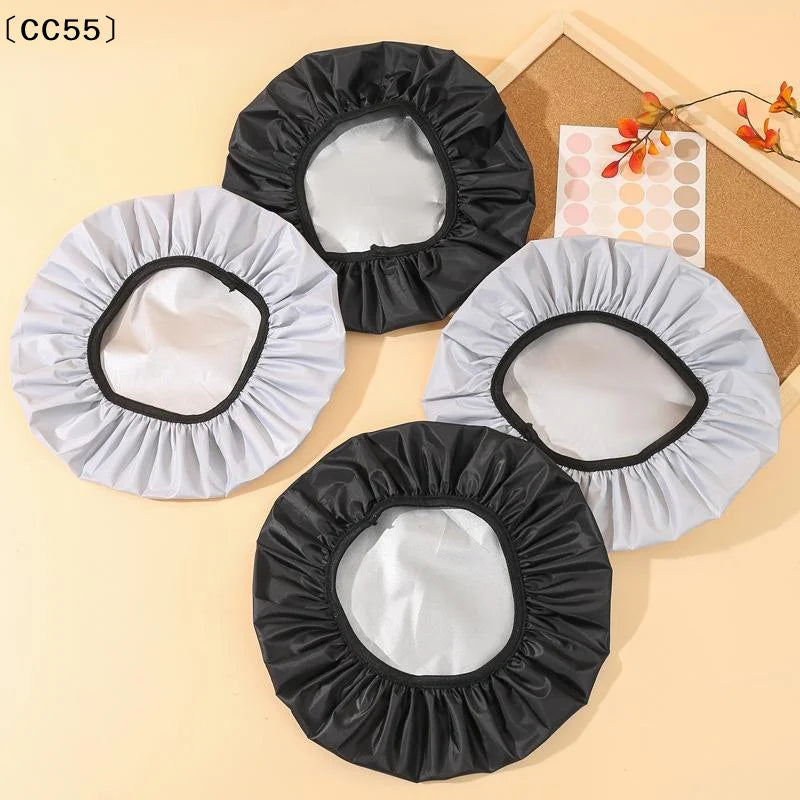 Triple-Layer Waterproof Shower Cap – Extra Large, Reusable Shower Cap Qst