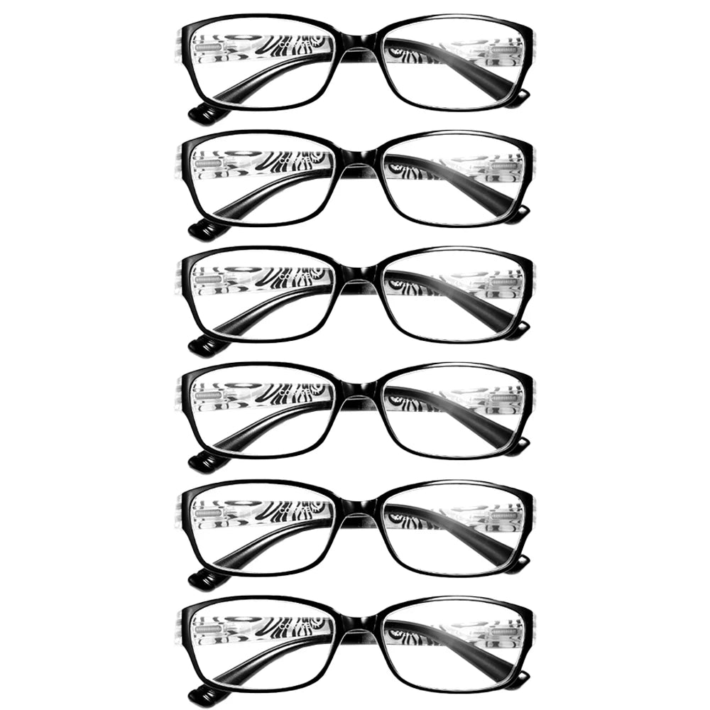 VOPHA Anti Blue Light Reading Glasses – Unisex Acetate Frames Reading Glasses Qst 250 Black