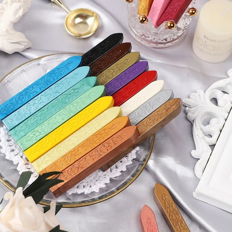 Sealing Wax Sticks for Wedding Invitations & Letters | 13 Colors Sealing Wax Sticks Qme