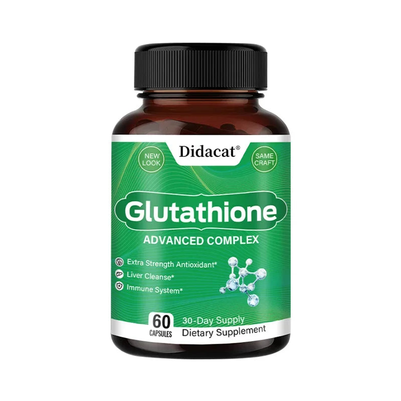 VITALXTRA Glutathione 500mg 120 Capsules – Antioxidant Supplement Antioxidant Supplement Qst 60 count-1 bottle