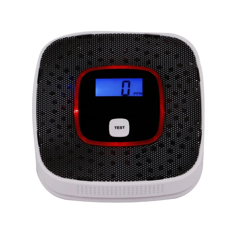 LCD CO Carbon Monoxide Detector & Smoke Alarm with Display CO & Smoke Detector Qme