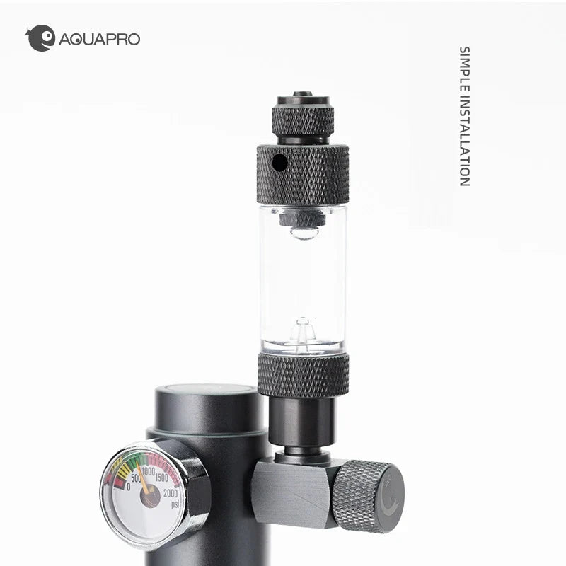 AQUAPRO CO2 Smart Bubble Counter for Planted Aquariums Aquarium CO2 Accessory Qme