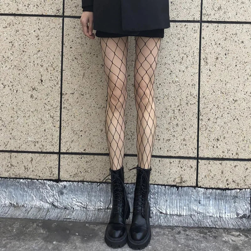 Women's Hollow Out Fishnet Tights | Fashion Pantyhose Fishnet Pantyhose Tights Qme