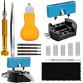 31-Piece Watch Battery Replacement & Repair Tool Kit Watch Repair Kit Qme U