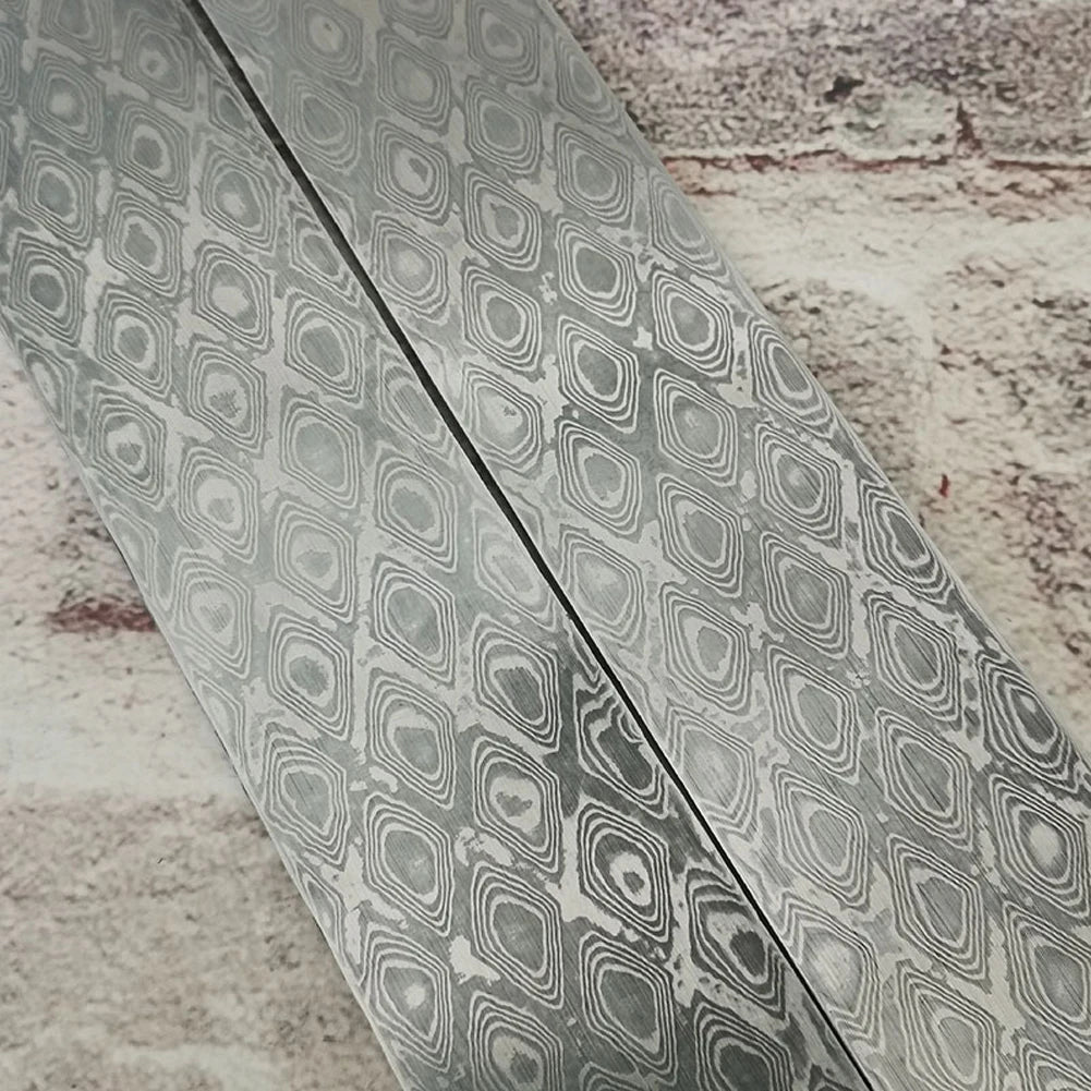 Damascus Steel Billet 160×30×3mm – DIY Knife Making Blank Damascus Steel Billet Qst