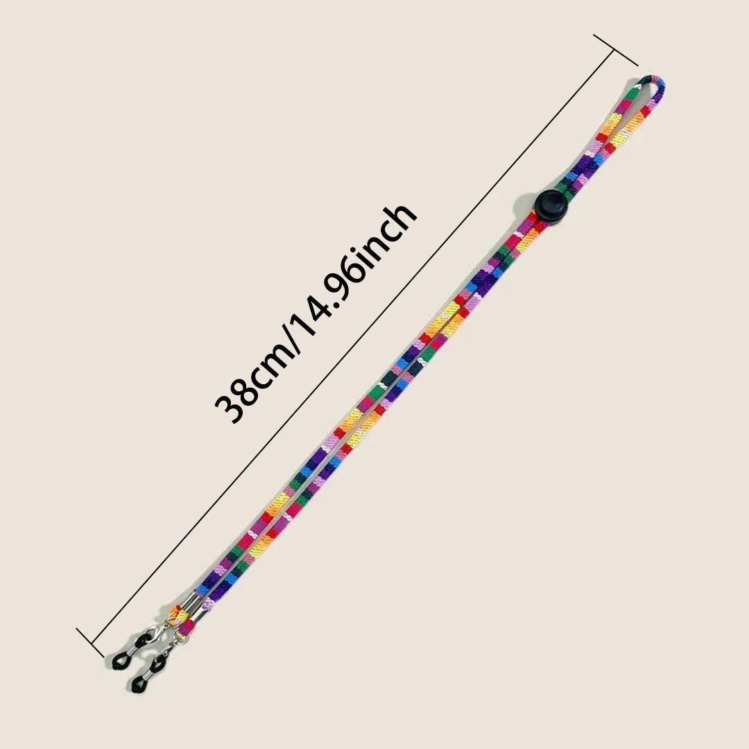 VOPHA Ethnic Floral Eyeglass Chain Lanyard – 10 Colors Eyeglass Chain Lanyard Qst
