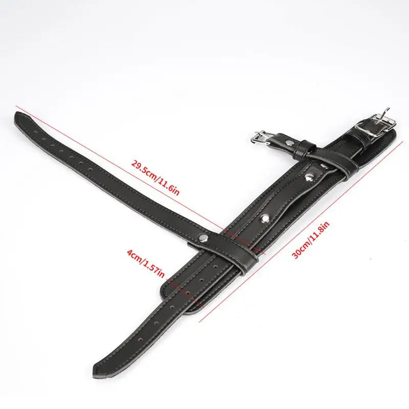 2PCS Punk Gothic Ankle Harness Straps – Adjustable PU Leather Ankle Harness Straps Qst 1Pair
