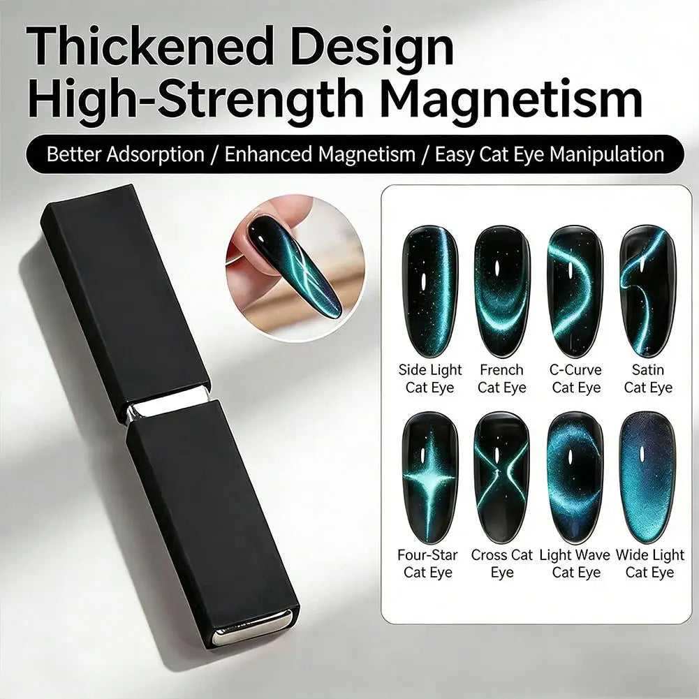 Cat Eye Nail Art Magnetic Stick – Starry Glass Gel Polish Tool Nail Art Magnet Qme