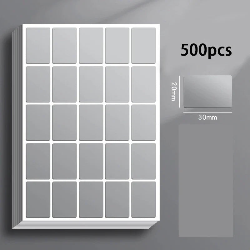 160 Removable Waterproof Label Stickers – Home & Office Organizing Label Stickers Qme medium-500pcs
