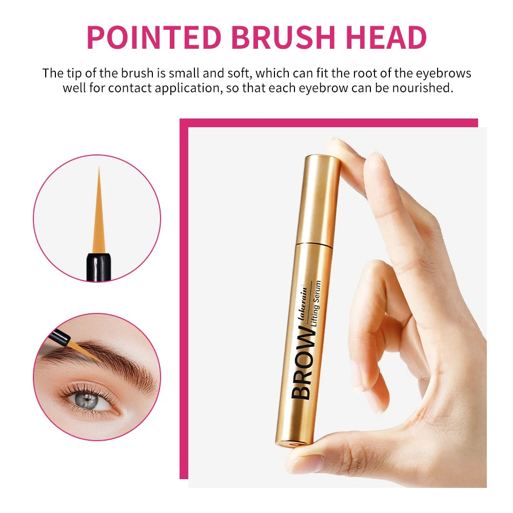Lakerain Eyebrow & Eyelash Growth Serum – Thickening Essence Lash & Brow Serum Qst