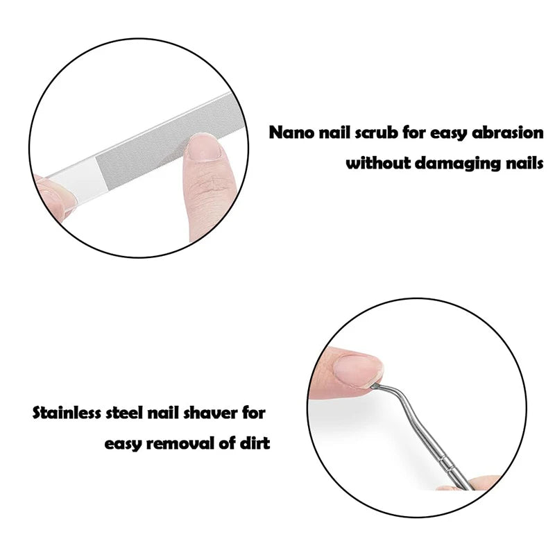 Wide Jaw Curved Blade Toenail Clipper – Anti-Splash Nail Kit Toenail Clipper Set Qst