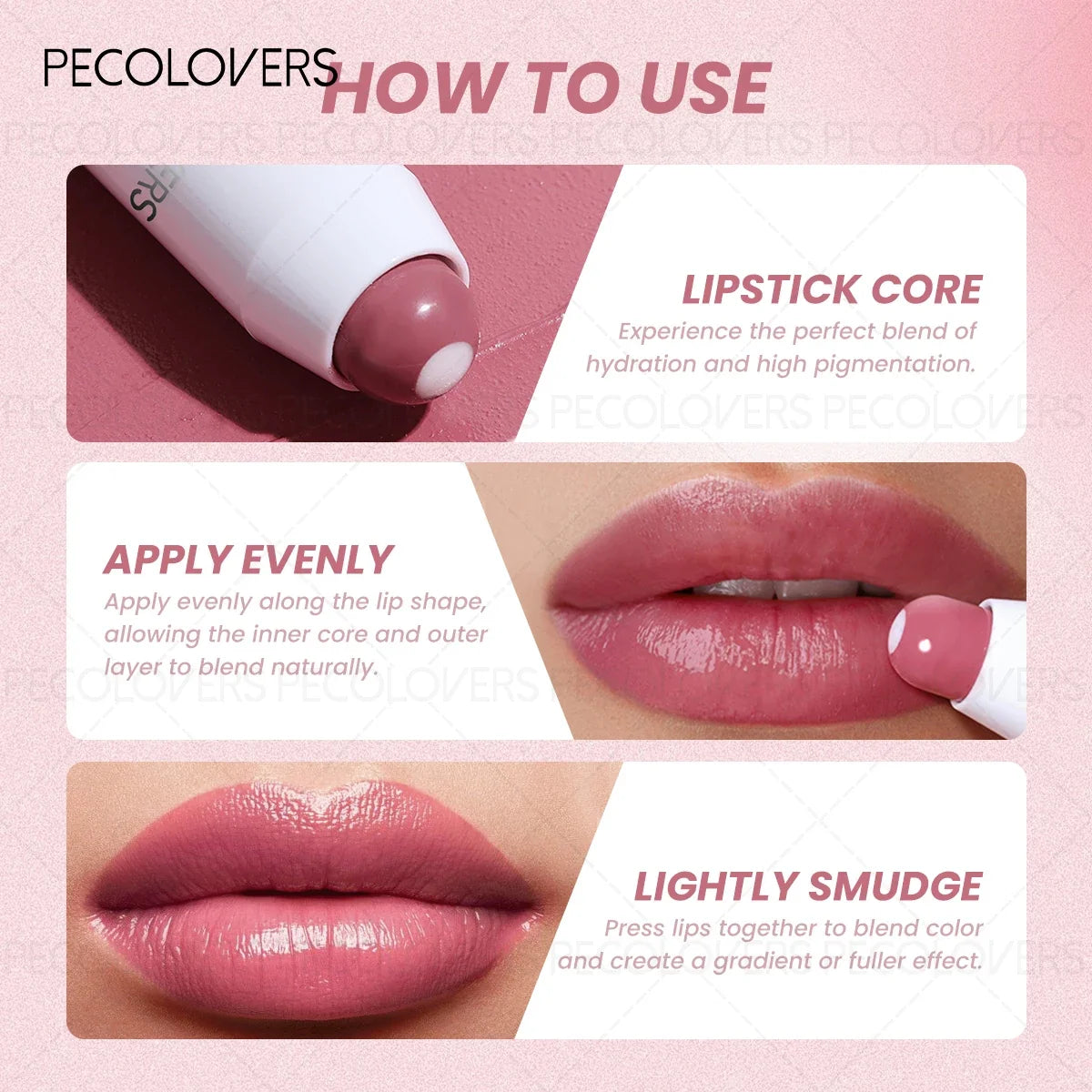 Moisturizing Lip Pen Lipstick – 10 Colors | Precise & Hydrating Lip Pen Lipstick Qme
