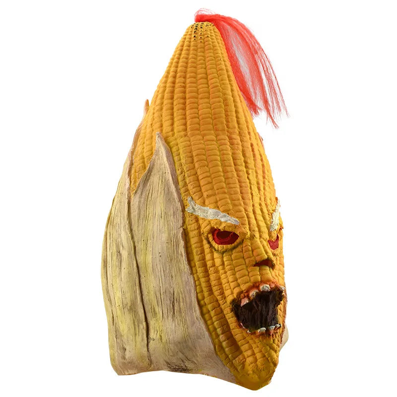 Evil Corn Horror Latex Full Face Mask – Halloween Cosplay Costume Latex Mask Qme