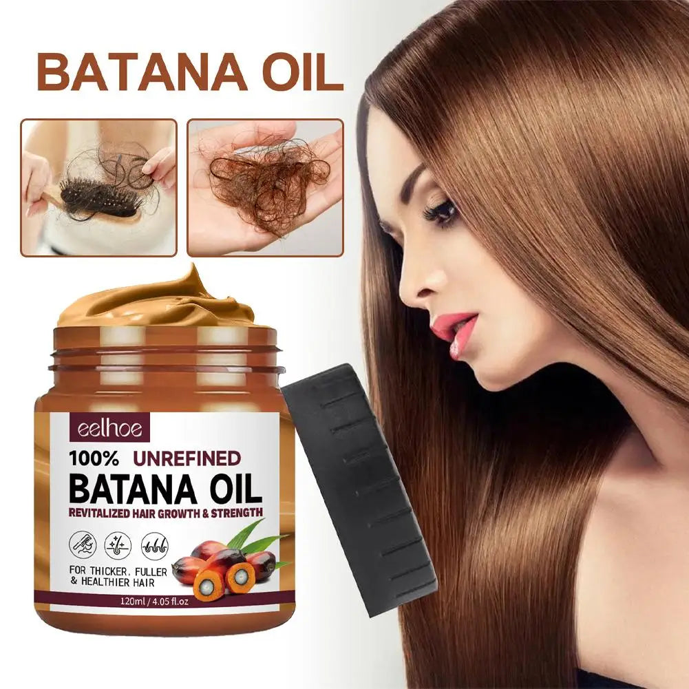 Organic Batana Hair Oil – Scalp & Hair Strengthening Treatment Hair Treatment Oil Qme