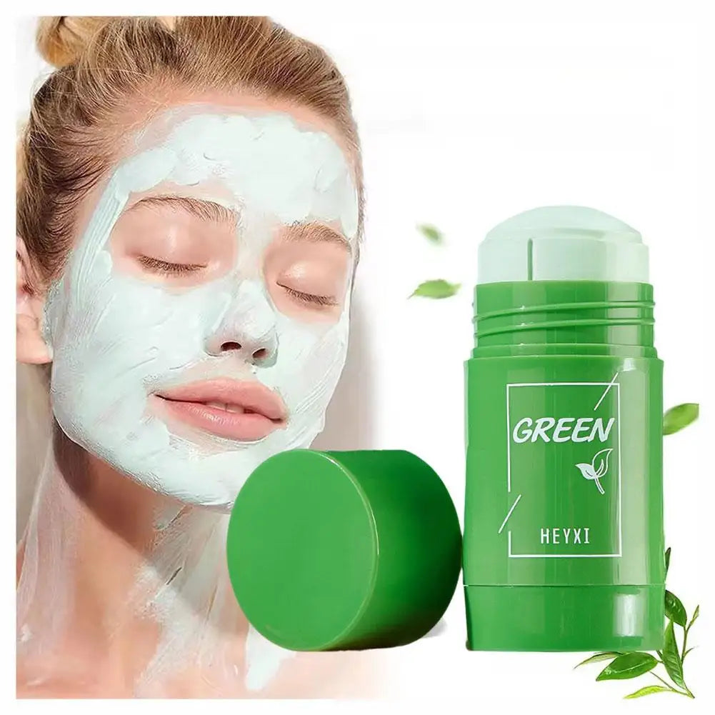 Green Tea Clay Stick Face Mask – Pore Cleansing & Oil Control Clay Face Mask Qme
