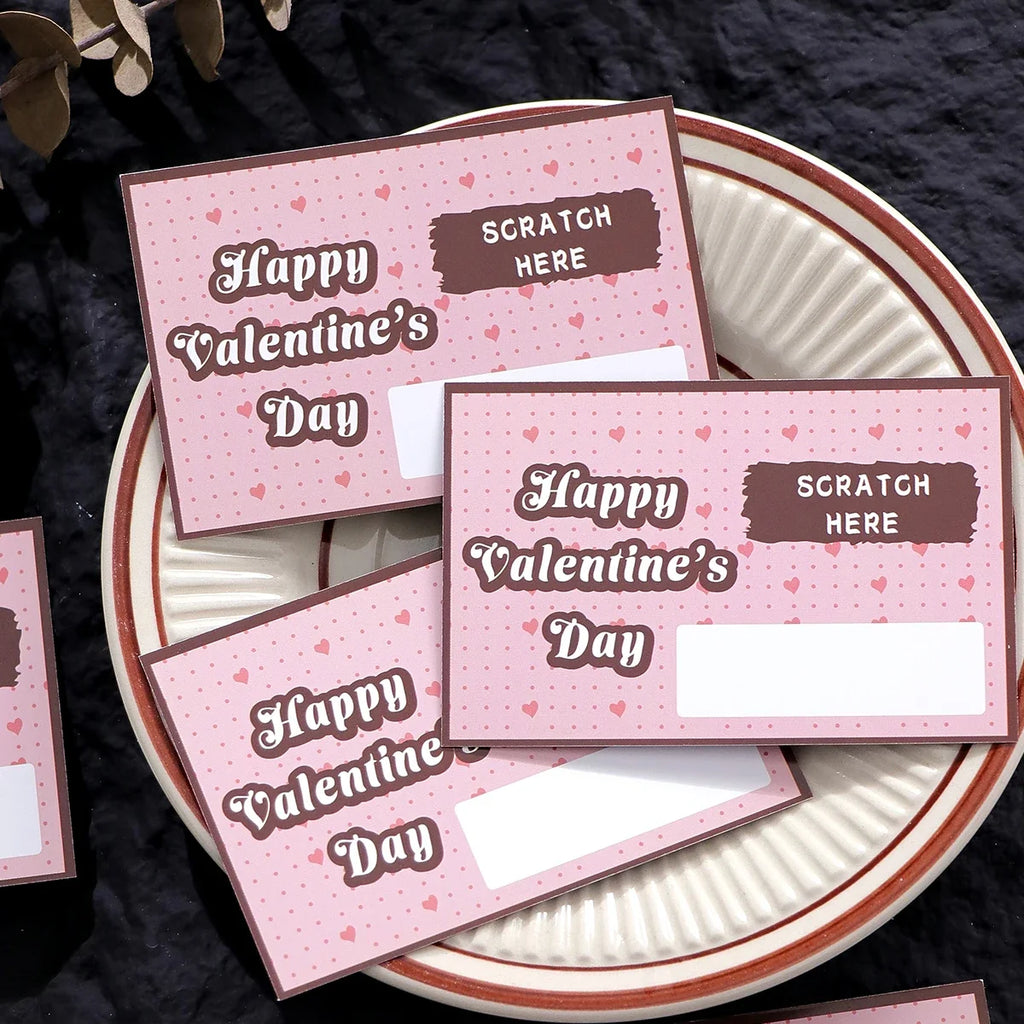 Scratch-Off Love Coupons Cards for Couples – Valentine's & Anniversary Scratch-Off Couple Cards Qme
