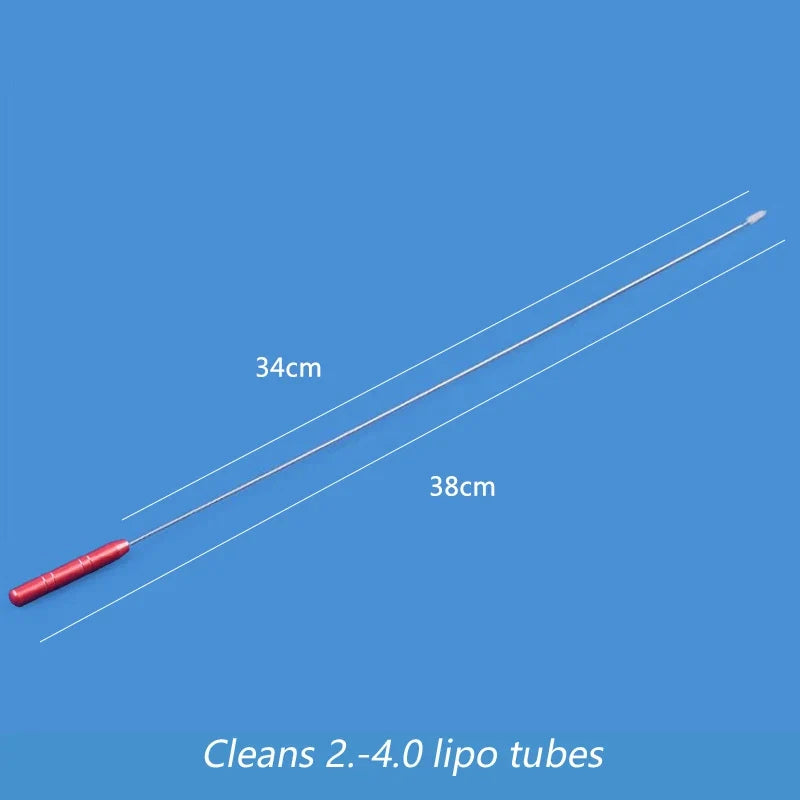 3-Piece Stainless Steel Tube Cleaning Brush Set | Cannula Brush Tube Cleaning Brush Qme