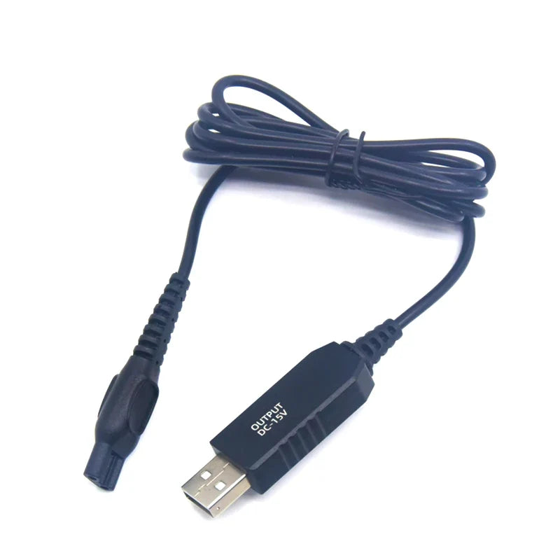 HQ8505 15V USB Shaver Charger Cable – Series 3000 & 5000 Shaver Charger Cable Qme