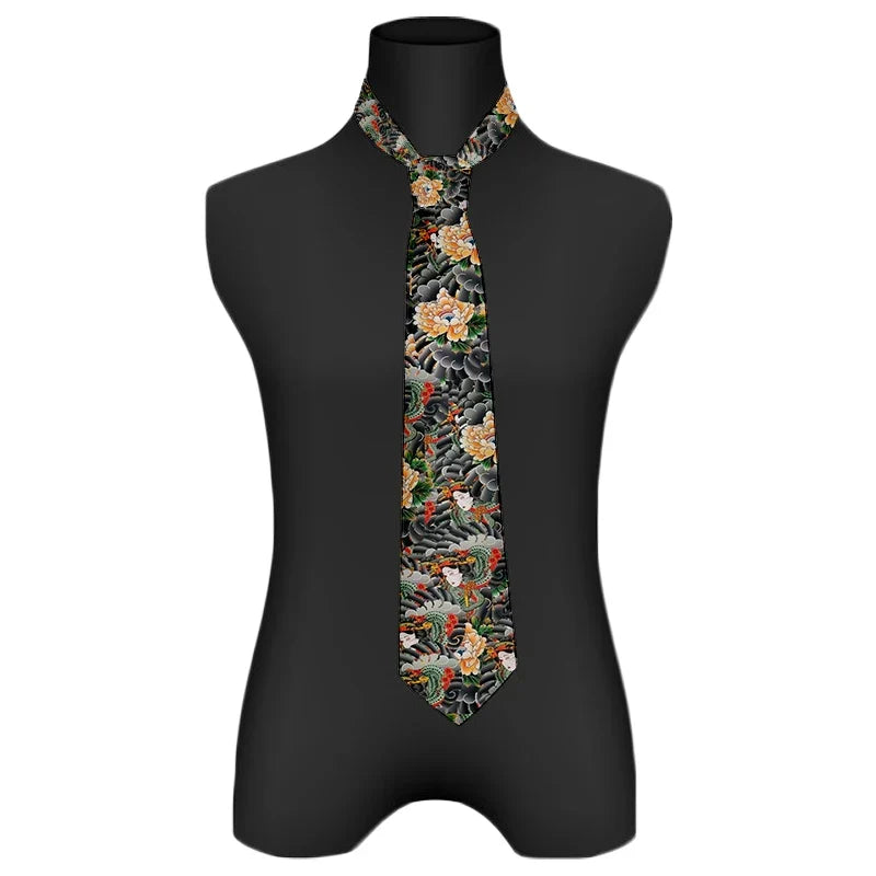 3D Print Harajuku Unisex Novelty Necktie – 6 Colors Novelty Necktie Qme