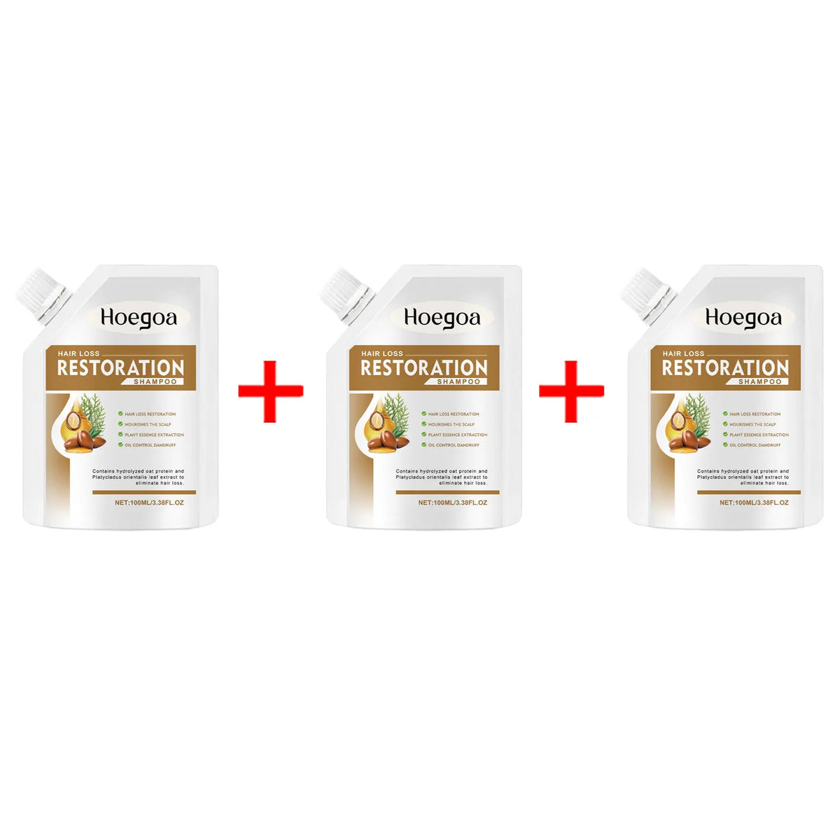 HOEGOA Deep Cleansing Scalp Shampoo – Oil Control & Root Care Hair Care Shampoo Qst 300ml in bag