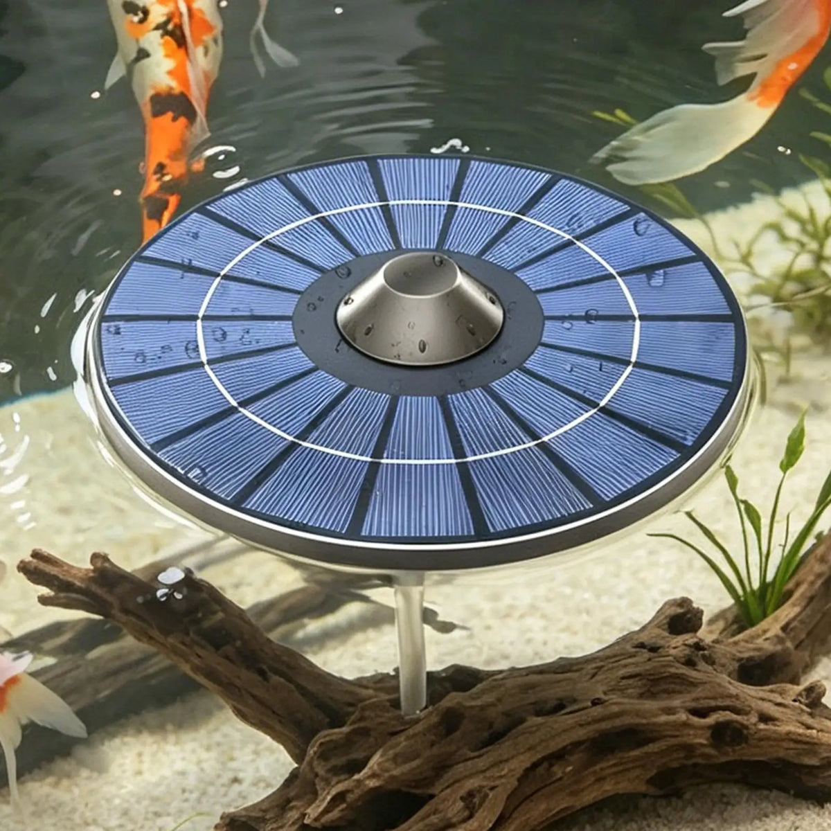 Solar Pond Aerator 2.5W Floating Air Pump with 1.5M Hose Solar Pond Aerator Qme