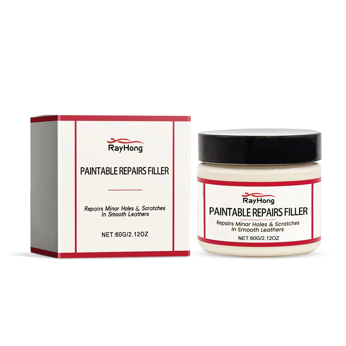 Rayhong 60ml Leather Filling Paste – Car Seat & Sofa Repair Leather Repair Paste Qst 1pc