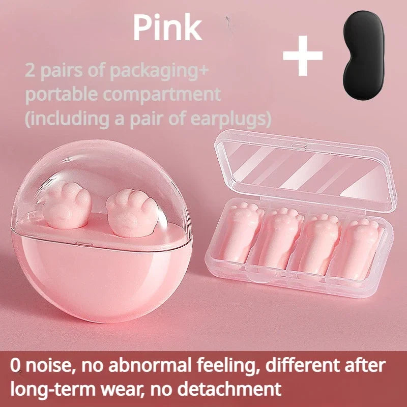 Animal Shaped Sleep Earplugs – Soft Noise Reducing Foam Sleep Earplugs Qme