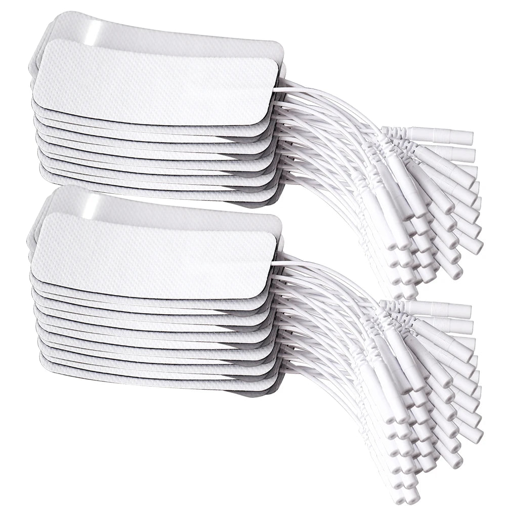 TENS EMS Replacement Electrode Pads – Reusable Gel Patches Electrode Replacement Pads Qst