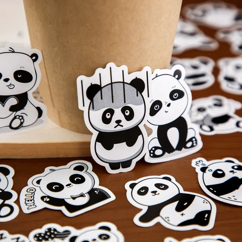 Cute Animal Stickers – Panda, Dog, Penguin & Sea Creatures Animal Sticker Pack Qme
