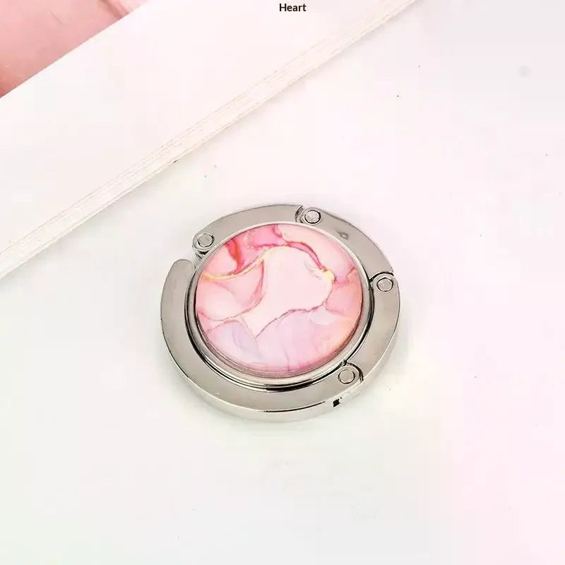 Foldable Handbag Hook – Portable Purse Hanger for Women Purse Hanger Hook Qme